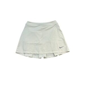 Nike White Women's Tennis Skort with Pleated Undershorts